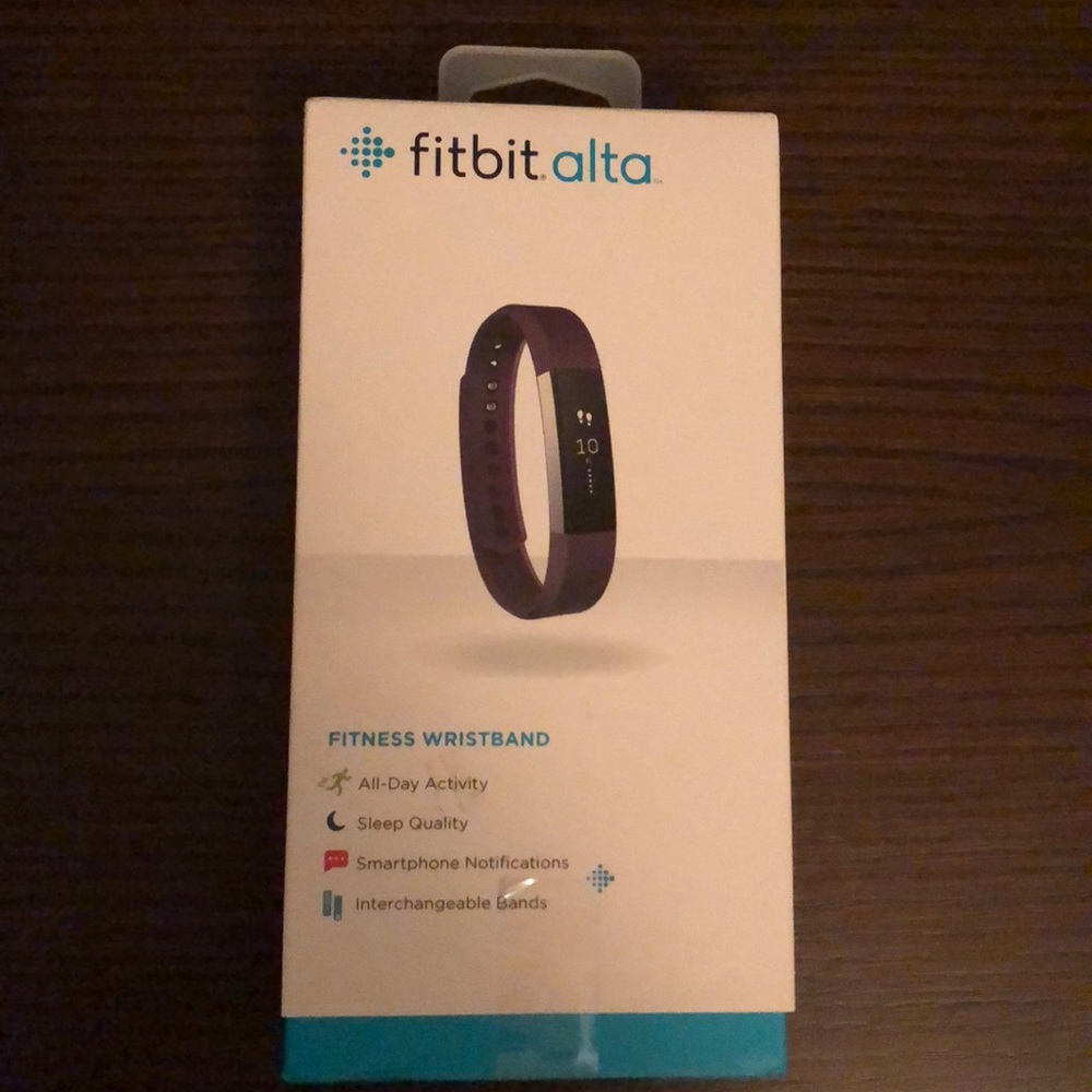 Fitbit Alta size small, purple (plum), new in box